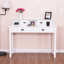 Home Office Writing Desk with 4 Drawer Computer Study Table by LJGDeals