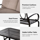 2 Pieces Patio Outdoor Cushioned Coffee Table Seat by LJGDeals