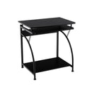 27.5 Inch Laptop Table Computer Desk for Small Spaces with Pull-out Keyboard Tray by DirectDeals