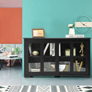 Sideboard Buffet Cupboard Storage Cabinet with Sliding Door by LJGDeals