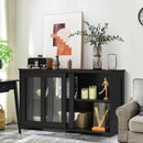 Sideboard Buffet Cupboard Storage Cabinet with Sliding Door by LJGDeals