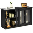 Sideboard Buffet Cupboard Storage Cabinet with Sliding Door by LJGDeals