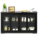 Sideboard Buffet Cupboard Storage Cabinet with Sliding Door by LJGDeals