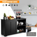Kitchen Storage Cabinet with Wood Sliding Door by LJGDeals