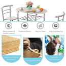 3 pcs Home Kitchen Bistro Pub Dining Table 2 Chairs Set by LJGDeals