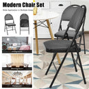 Swivel Windsor Dining Chairs Set of 4 with Solid Rubber Wood Frame by LJGDeals
