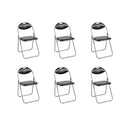 2/4/6 Pieces Portable Folding Dining Chairs Set with Carrying Handles by LJGDeals