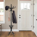 Wood Standing Hat Coat Rack with Umbrella Stand by LJGDeals