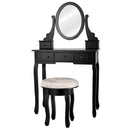 Vanity Makeup Table Set Bedroom Furniture with Padded Stool by LJGDeals