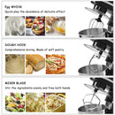 800 W 5.3 Quart Electric Food Stand Mixer with Stainless Steel Bowl-Black by LJGDeals