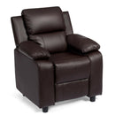 Kids Deluxe Headrest Recliner Sofa Chair with Storage Arms by LJGDeals