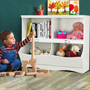 Kids Storage Unit Baby Toy Organizer Children Bookshelf Bookcase-White by LJGDeals
