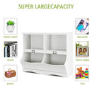 Kids Storage Unit Baby Toy Organizer Children Bookshelf Bookcase-White by LJGDeals