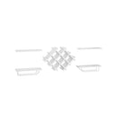 Set of 5 Wall Mount Wine Rack Set with Storage Shelves by LJGDeals