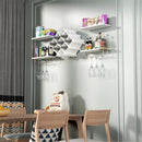 Set of 5 Wall Mount Wine Rack Set with Storage Shelves by LJGDeals