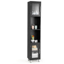 71 Inch Tall Tower Bathroom Storage Cabinet and Organizer Display Shelves for Bedroom by LJGDeals