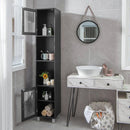 71 Inch Tall Tower Bathroom Storage Cabinet and Organizer Display Shelves for Bedroom by LJGDeals