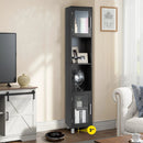 71 Inch Tall Tower Bathroom Storage Cabinet and Organizer Display Shelves for Bedroom by LJGDeals