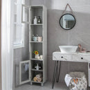 71 Inch Tall Tower Bathroom Storage Cabinet and Organizer Display Shelves for Bedroom by LJGDeals