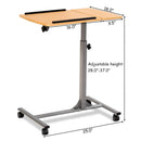 Adjustable Laptop Desk With Stand Holder And Wheels by LJGDeals