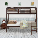 Solid Wood Twin Bunk Beds with Detachable Kids Ladder by LJGDeals