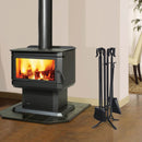 5 Pieces Fireplace Iron Standing Tools Set by LJGDeals