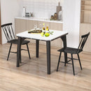 Set of 2 Modern Dining Chairs with Backrest by LJGDeals