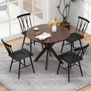 Set of 2 Modern Dining Chairs with Backrest by LJGDeals