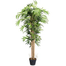 5-Feet Artificial Bamboo Silk Tree Indoor-Outdoor Decorative Planter by LJGDeals
