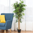 5-Feet Artificial Bamboo Silk Tree Indoor-Outdoor Decorative Planter by LJGDeals