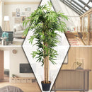 5-Feet Artificial Bamboo Silk Tree Indoor-Outdoor Decorative Planter by LJGDeals