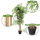 5-Feet Artificial Bamboo Silk Tree Indoor-Outdoor Decorative Planter by LJGDeals