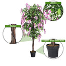 6-Feet Artificial Wisteria Silk Indoor-Outdoor Tree-1pieces