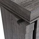 Standing Jewelry Cabinet Storage Organizer with Wooden Legs-Gray by LJGDeals