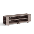 59 Inch Console Storage Entertainment Media Wood TV Stand-Walnut by LJGDeals