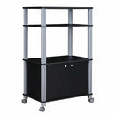 Microwave Rack Stand Rolling Storage Cart by DirectDeals