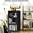 3-Tier Cube Bookcase with Adjustable Shelves for Home Office-Natural by LJGDeals