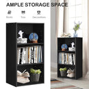 3-Tier Cube Bookcase with Adjustable Shelves for Home Office-Natural by LJGDeals