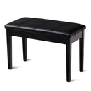 Solid Wood PU Leather Piano Double Duet Keyboard Bench by LJGDeals