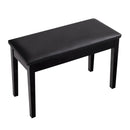 Solid Wood PU Leather Padded Piano Bench Keyboard Seat by LJGDeals
