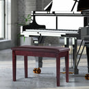 Solid Wood PU Leather Padded Piano Bench Keyboard Seat by LJGDeals
