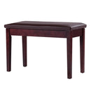 Solid Wood PU Leather Padded Piano Bench Keyboard Seat by LJGDeals