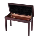 Solid Wood PU Leather Padded Piano Bench Keyboard Seat by LJGDeals