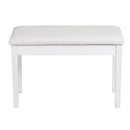 Solid Wood PU Leather Padded Piano Bench Keyboard Seat by LJGDeals