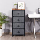 Chest Storage Tower Side Table Display Storage with 4 Drawers by LJGDeals