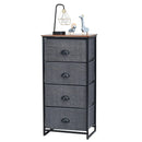 Chest Storage Tower Side Table Display Storage with 4 Drawers by LJGDeals