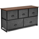 Wood Dresser Storage Unit Side Table Display Organizer by LJGDeals