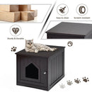 Sidetable Nightstand Weatherproof Multi-function Cat House by LJGDeals