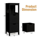 Floor Cabinet Multifunction Storage Rack Stand Organizer by LJGDeals