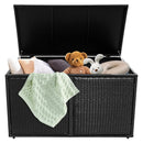 88 Gallon Garden Patio Rattan Storage Container Box by LJGDeals